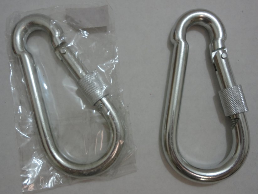 ''4.75'''' Large Metal Mountaineer Clip-Screw Close''